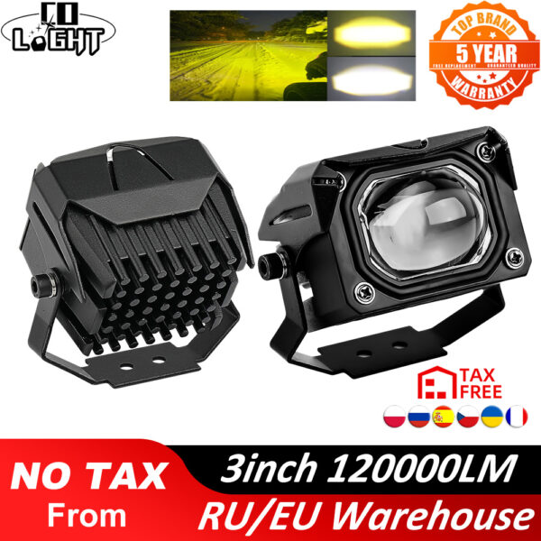 3" Spot Flood LED Light Bar Off Road 3000K 6000K DRL 12V 24V LED Work Light Bar for Truck SUV 4WD 4x4 Boat ATV Tractor