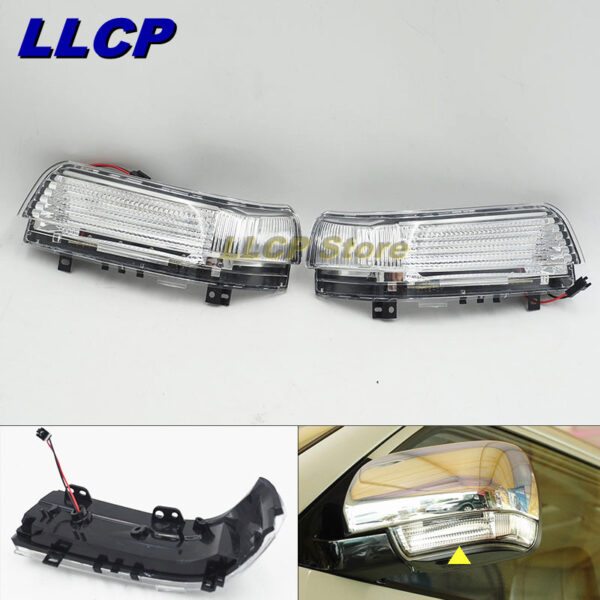 for Mitsubishi Pajero V73 V87 V93 2009-2013 Rear View Mirror Turn Signal Light LED Indicator Blinker Repeater Signal Lamp