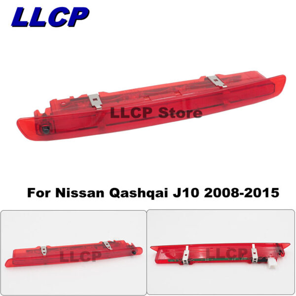 for Nissan Qashqai J10 2008-2015  Car Lights Rear Brake 3RD Light High Mount Stop Lamp LED  Additional Brake Lamp