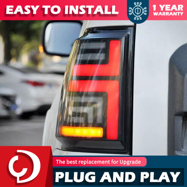 1 Pair Car Taillight Rear running + Turn Signal + Reverse + Brake Tail Lights For Mitsubishi Pajero Montero V93 V97 2006 - 2020