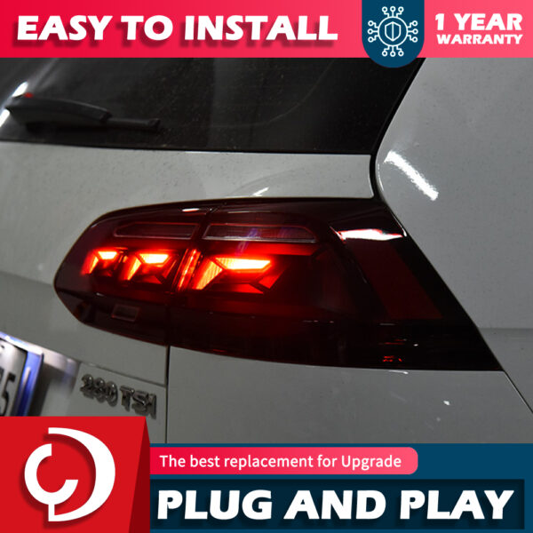 Car Accessories Tail Lamp for Golf 7 Variant Tail Lights 2013-2020 Golf 7.5 Sports Wagen LED Tail Light Golf Alltrack DRL