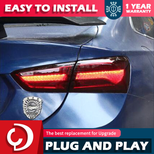 Car Lights for Malibu XL 2016-2019 LED Taillights Width Lamp Dynamic Turn Signal Highlight Reversing And Brake Assembly Upgrade