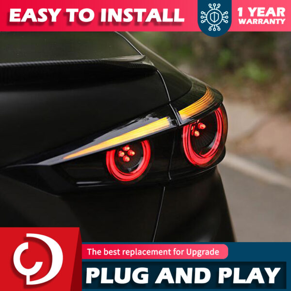 Car Styling for Mazda 3 Tail Lights 2014-2018 Mazda3 Axela Sedan LED Tail Lamp LED DRL Signal Brake Reverse auto Accessories