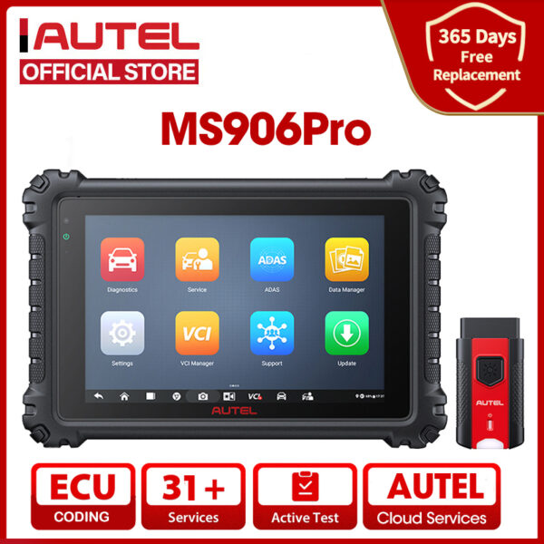 MaxiSYS MS906 Pro Diagnostic Tools Wi-Fi 128GB MS906Pro OBD2 Scanner For Car ECU Coding Automotive tools PK MS906 MS906S