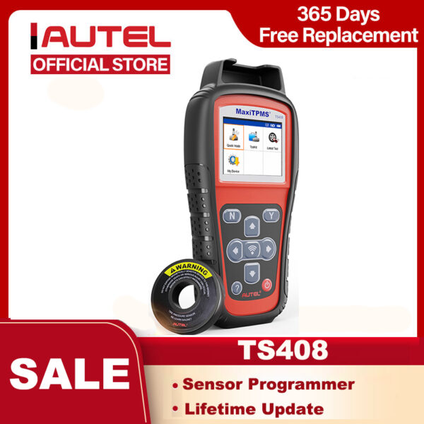 TS408 TPMS Relearn Tool Tire Pressure Monitor Sensor Programing TPMS Tool MX-Sensor Activation Program Key Fob Testing