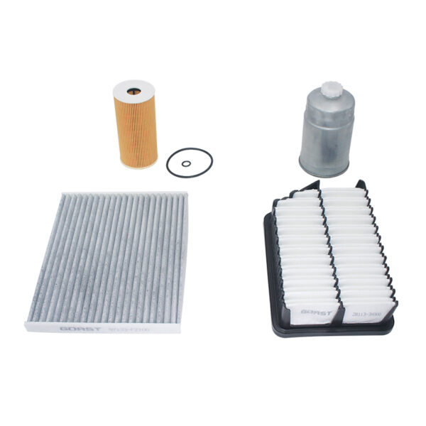 Car Oil Filter Air Filter Cabin Filter Fuel Filter For Hyundai ix35 LM EL ELH For Kia Sportage 2.0 CRDi AWD 2010 2011 2012 -