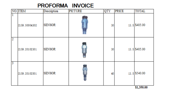 Speed Sensor 100 Piece