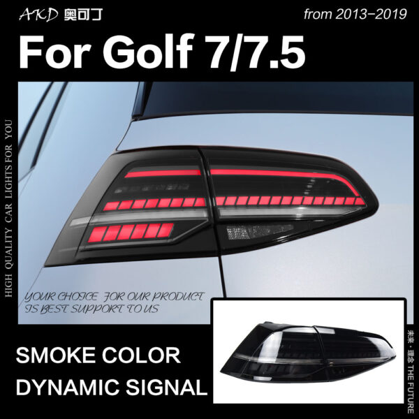 Car Styling Tail Lamp for VW Golf 7 Tail Light 2013-2019 Golf 7.5 Golf7 Rear Stop LED DRL Animation Start brake auto Accessories