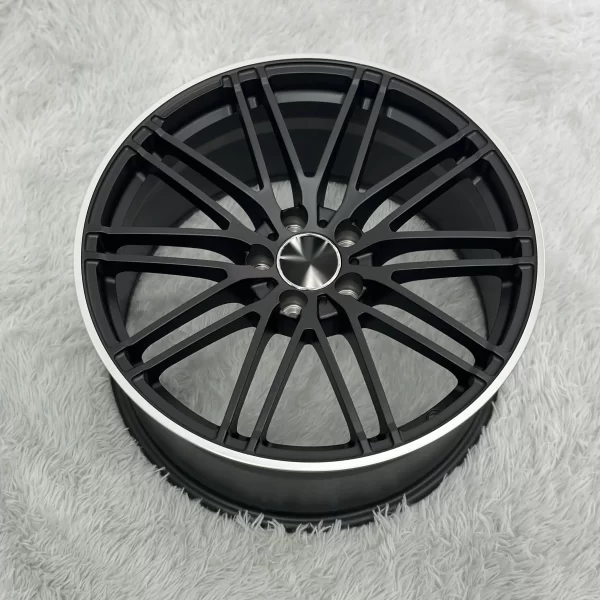 Matte Black Machined Custom Forged Wheels 19x8.5 Front & 19x9.5 Rear