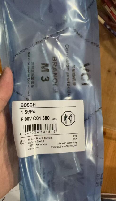 F00VC01380 BOSCH Common Rail Injector Valve