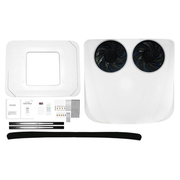 9X Double Fan Electric Parking Air Conditioner Refrigeration Integrated Air Conditioner Machine Vehicle Car Truck Excavator
